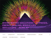 Tablet Screenshot of divinematrixsoulutions.com